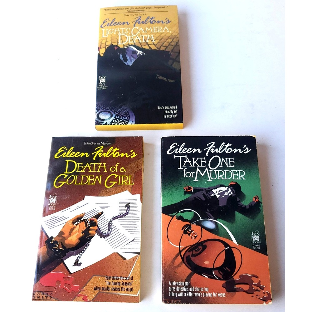 EILEEN FULTON Lot of 5 PB Take One for Murder Death of a Golden Girl NOS